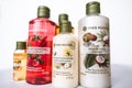 Natural shower gels by Yves Rocher company.