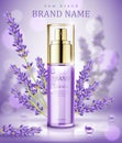 Natural skin care products with lavender elements