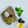 Natural skin care products, relaxing massage time . Healthy remedy Royalty Free Stock Photo