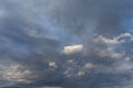 Natural sky background with clouds Royalty Free Stock Photo