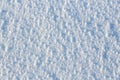 Natural snow texture. The surface of an icy snow crust. Snowy ground. Royalty Free Stock Photo