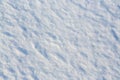 Natural snow texture. The surface of the snow crust. Snowy ground. Royalty Free Stock Photo