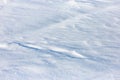 Natural snow texture, white blue snowy background, frozen surface Royalty Free Stock Photo