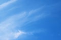 Natural soft clouds pattern on blue sky background