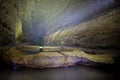 Natural speleothem, cascades of lakes and waterfalls in Nizhneshakuranskaya cave