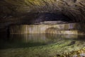 Natural speleothem, cascades of lakes and waterfalls in Nizhneshakuranskaya cave