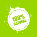 100 natural spot vector icon Royalty Free Stock Photo