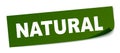 Natural square sticker banner Ã¢â¬â vector