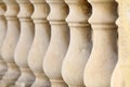 Natural Stone Balustrade Royalty Free Stock Photo