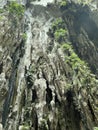 Natural stone hills in batu cave, Malaysia. Royalty Free Stock Photo