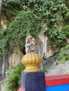 Natural stone hills in Batu Cave, Malaysia. Royalty Free Stock Photo