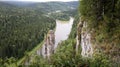 Natural stone pillars Royalty Free Stock Photo