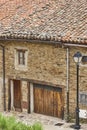 Natural stone slate village. La Hiruela. Madrid, Spain