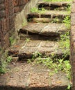 Natural stone stairs landscaping Royalty Free Stock Photo