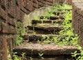 Natural stone stairs landscaping Royalty Free Stock Photo