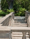 Natural stone stairs landscaping Royalty Free Stock Photo
