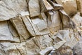 Natural stone texture background. Limestone. Rock formation