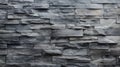 Natural stone texture flat wall background, Rough grey stonework backdrop. Royalty Free Stock Photo