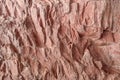 Natural texture of red rock Royalty Free Stock Photo