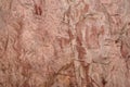 Natural texture of red rock Royalty Free Stock Photo