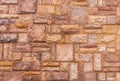 Natural stone tiles wall Royalty Free Stock Photo