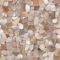 Natural Stone Wall Texture Background for Architecture and Design Projects. Royalty Free Stock Photo