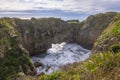 Natural pond in the sea Royalty Free Stock Photo