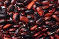 The natural texture of dry beans. Background of decorative bean seeds