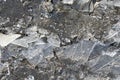 Natural texture of gray dirty pieces of ice Royalty Free Stock Photo