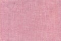 Natural texture of jute fabric for background. Pink jute linen Royalty Free Stock Photo