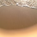 Beautiful wave,beautiful texture of wet Golden sand on the ocean shore view2