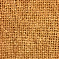 Natural textured burlap sackcloth hessian texture coffee sack, dark country sacking canvas, macro background Royalty Free Stock Photo