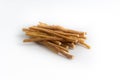 Natural toothbrush Miswak Kayu Sugi on white background