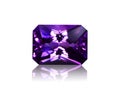 Natural Top Color Fancy Cut Amethyst Gemstone jewlery stone