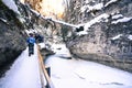 Natural Trail to Johnston Canyon Waterfalls