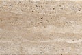 Natural Travertine Stone Design Close Up Marble Surface Texture with Earthy Tones and Patterns Royalty Free Stock Photo