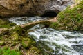 Natural tunnel in Rakov Skocjan Valley Royalty Free Stock Photo