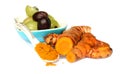 Natural Turmeric and Amla Royalty Free Stock Photo
