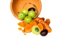 Natural Turmeric and Amla Royalty Free Stock Photo