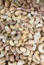 Natural, unprocessed cashew nuts image makes versatile backdrop for your food-related projects Royalty Free Stock Photo