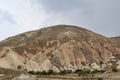 Natural valley with volcanic tuff stone rocks in Pasabag in Cappadocia, Turkey.