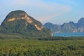 Natural view, James bonds 007 island at Phangnga Thailand