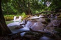 natural view of Jed-Sao-Noi Waterfall Royalty Free Stock Photo