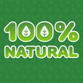 100% natural