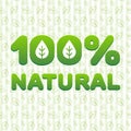 100% natural