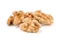 walnut kernel core macro close-up isolated Royalty Free Stock Photo