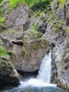 Natural water pond, at Iadolina waterfall, Romania