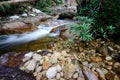 Natural Waterfall at Gunung Stong  state park Kelantan  Malaysia. Royalty Free Stock Photo