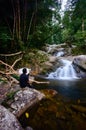 Natural Waterfall at Gunung Stong state park Kelantan Malaysia.