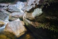 Natural Waterfall at Gunung Stong  state park Kelantan  Malaysia. Royalty Free Stock Photo